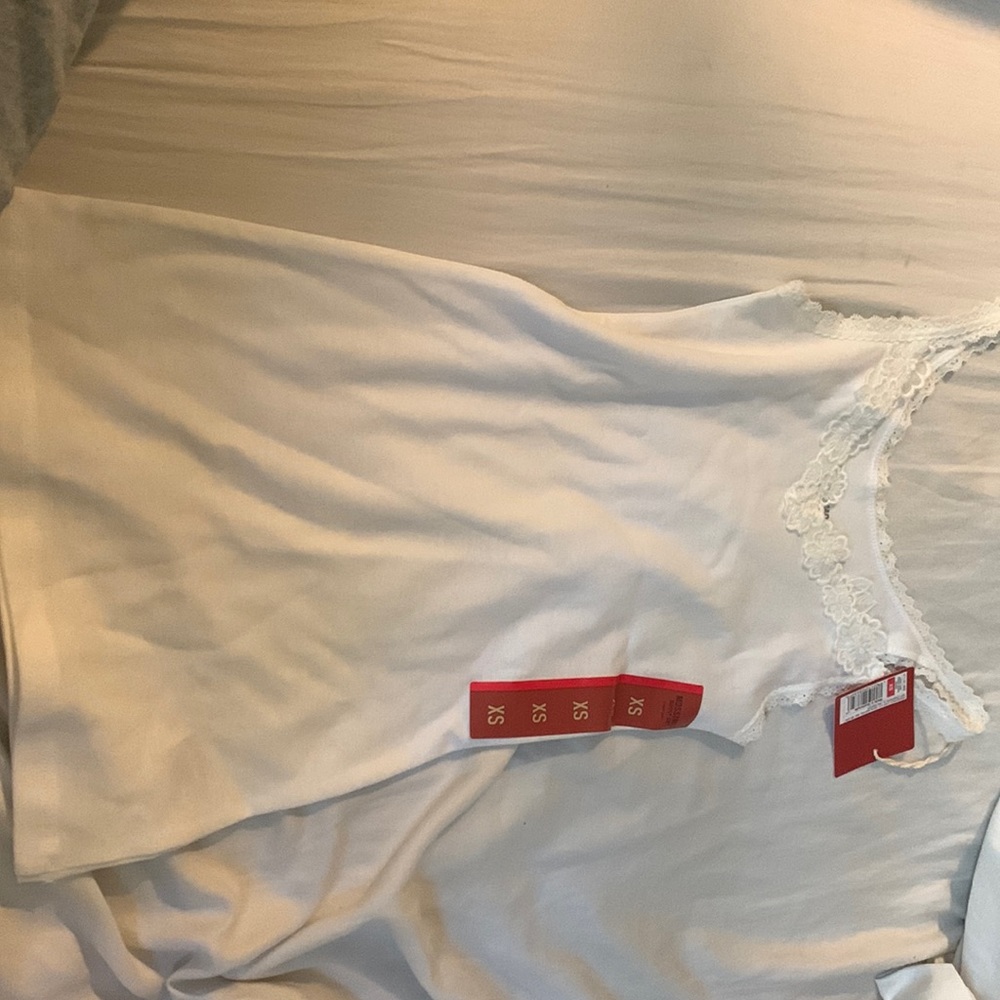 white MOSSIMO tank top
